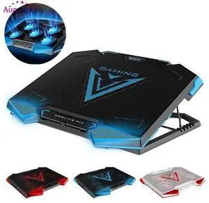 2018 New Notebook PC Cooler Laptop Cooling Pad Stand Air Cooled 5 Fans USB Ergonomics Adjustable Holder for 12-17 inch Laptop 2018 New Notebook PC Cooler Laptop Cooling Pad Stand Air Cooled 5 Fans USB Ergonomics Adjustable Holder for 12-17 inch Laptop