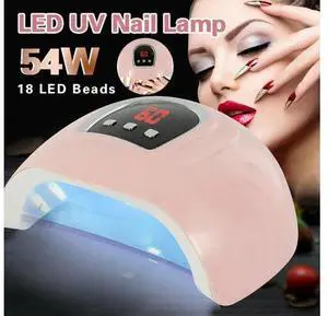 54W UV LED Lamp For Nails Dryer Gel Nail Lamp Drying Lamp For Gel Acrylic Curing Light LCD Lamp For Manicure 54W UV LED Lamp For Nails Dryer Gel Nail Lamp Drying Lamp For Gel Acrylic Curing Light LCD Lamp For Manicure