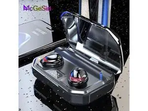 Earphones Wireless Bluetooth Headphones 6D Stereo Music Headsets Touch Control Gaming Earbuds With Mic 260 Hours Play Time Earphones Wireless Bluetooth Headphones 6D Stereo Music Headsets Touch Control Gaming Earbuds With Mic 260 Hours Play Time