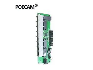 Mini 8 Port Fast Network Ethernet Switch Module RJ45 90 degree or 180 degree 2 Type LED Board PCBA Mini 8 Port Fast Network Ethernet Switch Module RJ45 90 degree or 180 degree 2 Type LED Board PCBA