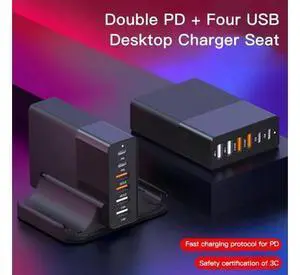 2020 48/65/75w PD QC3.0 Dual Protocol Fast Charge 4/5/6 Port Multi-Function USB Fast Charger Multi-Function Smart Charging Head 2020 48/65/75w PD QC3.0 Dual Protocol Fast Charge 4/5/6 Port Multi-Function USB Fast Charger Multi-Function Smart Charging Head
