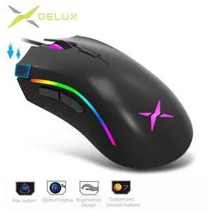 M625 PMW3360 Sensor Gaming Mouse 12000DPI 12000FPS 7 Buttons RGB Backlight Optical Wired Mice with Fire Key For FPS Gamer M625 PMW3360 Sensor Gaming Mouse 12000DPI 12000FPS 7 Buttons RGB Backlight Optical Wired Mice with Fire Key For FPS Gamer