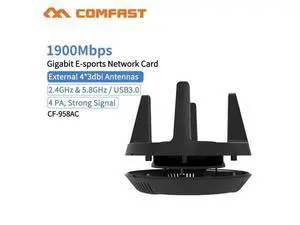 1900Mbps Gigabit USB3.0 Wifi Adapter 802.11AC High speed 5ghz wi-fi wireless Network card Dual band PC Wifi Receiver adaptador 1900Mbps Gigabit USB3.0 Wifi Adapter 802.11AC High speed 5ghz wi-fi wireless Network card Dual band PC Wifi Receiver adaptador