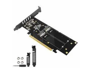 PCIe To M2 Adapter Card PCIe X16 4 Port M2 NVME M Key SSD Converter M.2 PCI Express X16 Adapter VROC RAID Expansion Card PCIe To M2 Adapter Card PCIe X16 4 Port M2 NVME M Key SSD Converter M.2 PCI Express X16 Adapter VROC RAID Expansion Card