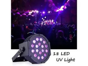 18W UV 18 LED Stage Lighting Effect Lights with DMX 512 Ultraviolet Disco Party Projector Light for Party Wedding KTV Club 18W UV 18 LED Stage Lighting Effect Lights with DMX 512 Ultraviolet Disco Party Projector Light for Party Wedding KTV Club