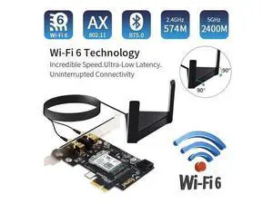 6 Gig+ AX200 BT 5.0 WiFi Card AX200NGW 802.11ac ax 2.4Gbps MU-MIMO OFDMA Miracast PC Wireless Network Adapter Ultra-Fast 6 Gig+ AX200 BT 5.0 WiFi Card AX200NGW 802.11ac ax 2.4Gbps MU-MIMO OFDMA Miracast PC Wireless Network Adapter Ultra-Fast