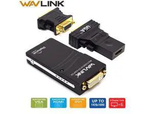 USB 2.0 to VGA/DVI/ Video Graphic Adapter Multiple Monitors Display to 1920*1080 Extend/Mirror Mode Supports Windows USB 2.0 to VGA/DVI/ Video Graphic Adapter Multiple Monitors Display to 1920*1080 Extend/Mirror Mode Supports Windows