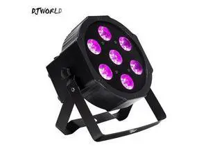 LED Par 7x18W RGBWA+UV 6IN1 Profession Stage Light DMX512 Effect Light For Disco DJ Music Party Club Dance Floor LED Par 7x18W RGBWA+UV 6IN1 Profession Stage Light DMX512 Effect Light For Disco DJ Music Party Club Dance Floor