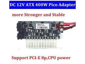 400W Output Switch Power Supply Module for PC DC 12V 24Pin Pico PSU ATX Switch PSU Car Auto Mini ITX support PCI-E 8P 400W Output Switch Power Supply Module for PC DC 12V 24Pin Pico PSU ATX Switch PSU Car Auto Mini ITX support PCI-E 8P