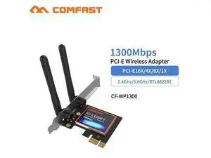 1300Mbps Wireless-AC RTL8822 PCI Express PCi-e Desktop WiFi Adapter 802.11b/g/n Gigabit PCI Wireless Network Card for Win7 8 10 1300Mbps Wireless-AC RTL8822 PCI Express PCi-e Desktop WiFi Adapter 802.11b/g/n Gigabit PCI Wireless Network Card for Win7 8 10