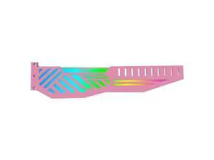 Zone Graphics Card Bracket Pink 5V 3Pin ARGB Acrylic Material for PC Zone Graphics Card Bracket Pink 5V 3Pin ARGB Acrylic Material for PC