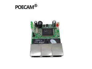 Realtek RTL8306E chipset 90/180 Degree RJ45 3 port Mini Ethernet Switch Board factory accept OEM ODM network switches pcb Realtek RTL8306E chipset 90/180 Degree RJ45 3 port Mini Ethernet Switch Board factory accept OEM ODM network switches pcb