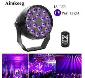 18 LED UV lighting effects Professional Stage Light Disco DJ Projector Machine Party with Wireless Remote Control 18 LED UV lighting effects Professional Stage Light Disco DJ Projector Machine Party with Wireless Remote Control