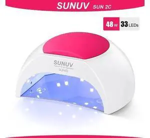 SUN2C 48W Nail Lamp UV Lamp SUN2 Nail Dryer for UVLED Gel Nail Dryer Infrared Sensor with Rose Silicone Pad Salon Use SUN2C 48W Nail Lamp UV Lamp SUN2 Nail Dryer for UVLED Gel Nail Dryer Infrared Sensor with Rose Silicone Pad Salon Use