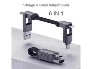 inCharge cable 6-in-1 multi-function for usb mole phone charging cable type-c Adapter Transfer inCharge cable 6-in-1 multi-function for usb mole phone charging cable type-c Adapter Transfer