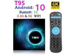 2020 New T95 Smart tv box android 10 4k 6k 4g 32gb 64gb 2.4g & 5g Wifi Bluetooth 5.0 Youtube HD 6K Android TV BoxMedia Player 2020 New T95 Smart tv box android 10 4k 6k 4g 32gb 64gb 2.4g & 5g Wifi Bluetooth 5.0 Youtube HD 6K Android TV BoxMedia Player