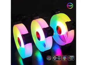 120mm Adjustable Computer Cooling Fan Quiet Silent Gaming Case RGB Fan PC 6Pin Case Fan for Computer Cooler with Controller NEW 120mm Adjustable Computer Cooling Fan Quiet Silent Gaming Case RGB Fan PC 6Pin Case Fan for Computer Cooler with Controller NEW