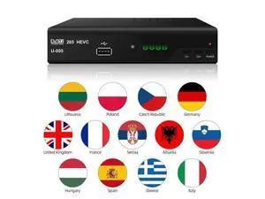 4K Europe Tv Tuner H.265 Dvb T2 H.265 Set Top Box For Most of Europe Tuner Receiver Satellite Decoder 4K Europe Tv Tuner H.265 Dvb T2 H.265 Set Top Box For Most of Europe Tuner Receiver Satellite Decoder