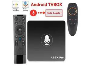 Google TV Box Pro TVBox Voice Control Amlogic S905W Android 7.1 2.4G WiFi Media Player Smart TV Box Set Top Box Android Google TV Box Pro TVBox Voice Control Amlogic S905W Android 7.1 2.4G WiFi Media Player Smart TV Box Set Top Box Android