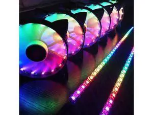 Cooler Cooling RGB Fans Case PC Cooling Fan Light Bar Ultra Silent LEDs Case Fan Heatsink Cooler Cooling Cooler Cooling RGB Fans Case PC Cooling Fan Light Bar Ultra Silent LEDs Case Fan Heatsink Cooler Cooling