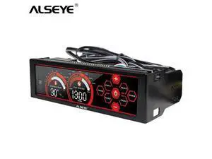 a-100L(R) Fan Controller for PC Fan Speed Adjust 6 Channels Water Cooling Fans / CPU Fan Control Panel LCD Screen a-100L(R) Fan Controller for PC Fan Speed Adjust 6 Channels Water Cooling Fans / CPU Fan Control Panel LCD Screen