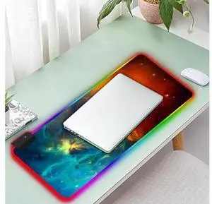 USB LED Gaming Mouse Pad RGB Glowing Desk Keyboard Mat Computer Laptop Mat USB LED Gaming Mouse Pad RGB Glowing Desk Keyboard Mat Computer Laptop Mat