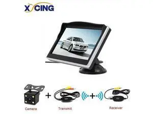 5 Inch TFT LCD 800*480 HD Screen Car Monitor with Rubber Vacuum Cup Bracket Color Car Reverse Rear View Backup Camera 5 Inch TFT LCD 800*480 HD Screen Car Monitor with Rubber Vacuum Cup Bracket Color Car Reverse Rear View Backup Camera