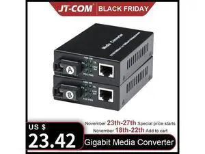 20 40KM Gigabit Media Converter Fiber Optic to Rj45 Single Mode Single Fibra Optica Ethernet Switch Transceiver 10/100/1000M SM 20 40KM Gigabit Media Converter Fiber Optic to Rj45 Single Mode Single Fibra Optica Ethernet Switch Transceiver 10/100/1000M SM