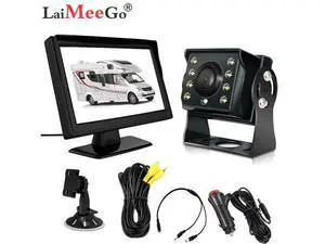5 inch Vehicle Reverse Monitor High Definition Car Monitor 170 Degree Night Vision Backup Camera Vehicle Reverse 12-24V For Bus 5 inch Vehicle Reverse Monitor High Definition Car Monitor 170 Degree Night Vision Backup Camera Vehicle Reverse 12-24V For Bus