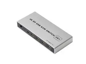 1 Out Dual Port VGA Computer USB Controller 4K 60Hz Displayport Plug And Play KVM Switch Monitor Mouse Support Connection Stable 1 Out Dual Port VGA Computer USB Controller 4K 60Hz Displayport Plug And Play KVM Switch Monitor Mouse Support Connection Stable