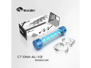 260mm X 50MM Acrylic Double Helix T-Virus Cylindrical Water-Coolant Cooler Tank 6 holes Reservoir Cover RGB/A-RGB Light 260mm X 50MM Acrylic Double Helix T-Virus Cylindrical Water-Coolant Cooler Tank 6 holes Reservoir Cover RGB/A-RGB Light