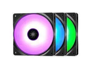 3in1 KIT RF120M High brightness 120mm 12V/4PIN RGB PWM Fan silent Computer PC Case CPU Cooling fans with Hub 3in1 KIT RF120M High brightness 120mm 12V/4PIN RGB PWM Fan silent Computer PC Case CPU Cooling fans with Hub