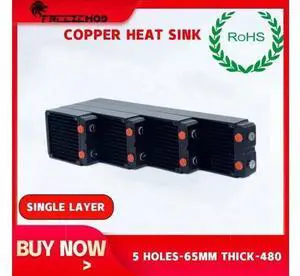 TSRP-HP45-360 Computer Pc Water Cooler Copper Radiator Double Layers 45MM Thick Copper Fins G1/4 ROHS Certification TSRP-HP45-360 Computer Pc Water Cooler Copper Radiator Double Layers 45MM Thick Copper Fins G1/4 ROHS Certification