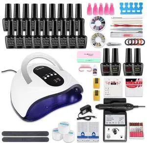 set 18/10/12pcsGel Polish Set 20000RPM Drill Machine kit with 120~36W UV LED Lamp Manicure Tools Kit Art Set set 18/10/12pcsGel Polish Set 20000RPM Drill Machine kit with 120~36W UV LED Lamp Manicure Tools Kit Art Set