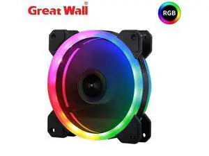 PC Case Fan Cooler 120mm 4pin LED Cooling Fans for Computer Silent Heatsink 12V Dual Halo Air Cooler Fan RGB Cooling PC Case Fan Cooler 120mm 4pin LED Cooling Fans for Computer Silent Heatsink 12V Dual Halo Air Cooler Fan RGB Cooling
