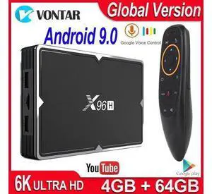 BOX Android 9.0 Smart BOX X96H MAX 4GB RAM 64G ROM Quad Core Android Box 2GB 16GB 4K Youtube Google PlayStore Media Player BOX Android 9.0 Smart BOX X96H MAX 4GB RAM 64G ROM Quad Core Android Box 2GB 16GB 4K Youtube Google PlayStore Media Player