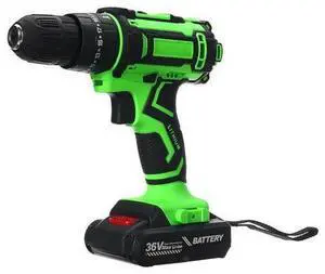 36V Electric Hand Drill Driver 25+3 Torque Setting Power Drilling DIY Work W/ 1 Or 2 Li-ion battery 36V Electric Hand Drill Driver 25+3 Torque Setting Power Drilling DIY Work W/ 1 Or 2 Li-ion battery