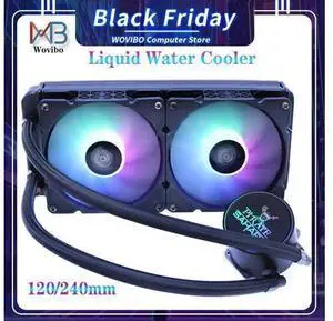 Water Cooler High Performance 200 300W TDP Liquid Cooling RGB Radiator 120mm 240mm Fan For 115x 2011 x79 X99 AM4 Ventilador Water Cooler High Performance 200 300W TDP Liquid Cooling RGB Radiator 120mm 240mm Fan For 115x 2011 x79 X99 AM4 Ventilador