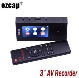 Audio Video Capture Converter AV Recorder VHS Tapes to Digital 8GB Memory 3" Screen for VCR DVD Camcorder Game Console Audio Video Capture Converter AV Recorder VHS Tapes to Digital 8GB Memory 3" Screen for VCR DVD Camcorder Game Console