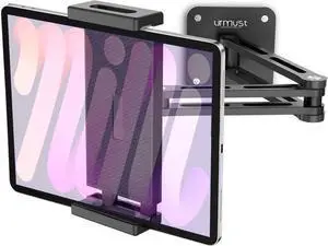 Tablet Wall Mount Holder for iPad 360°Rotation Adjustable Tablet Stand Holder with Aluminum Extendable Arm for iPad mini/Air/Pro/Galaxy Tab/Kindle All 4.7-13 Phones & Tablets Tablet Wall Mount Holder for iPad 360°Rotation Adjustable Tablet Stand Holder with Aluminum Extendable Arm for iPad mini/Air/Pro/Galaxy Tab/Kindle All 4.7-13 Phones & Tablets
