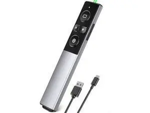 Presentation Clicker Wireless Presenter Remote for PowerPoint USB Type C Wireless Presentation Clicker with Green Light for Mac Computer Laptop Presentation Clicker Wireless Presenter Remote for PowerPoint USB Type C Wireless Presentation Clicker with Green Light for Mac Computer Laptop