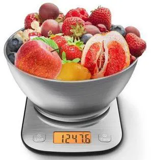 Food Kitchen Scale Digital Weight Grams and Oz with IPX6 WaterproofProfessional Stainless Steel Digital Kitchen Food Scale 11lb/0.01oz with Bowl for Weight Loss Dieting Baking Cooking Food Kitchen Scale Digital Weight Grams and Oz with IPX6 WaterproofProfessional Stainless Steel Digital Kitchen Food Scale 11lb/0.01oz with Bowl for Weight Loss Dieting Baking Cooking