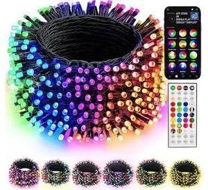 Smart Color Changing Christmas Lights 66FT 200 LED RGB String Lights with Remote & App Controlled Halloween Decorations for Indoor Outdoor Holiday Xmas Tree Party Decor Smart Color Changing Christmas Lights 66FT 200 LED RGB String Lights with Remote & App Controlled Halloween Decorations for Indoor Outdoor Holiday Xmas Tree Party Decor