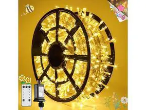 168FT 600 LED Christmas Lights Outdoor Waterproof Clear Wire Indoor String Lights for Outside Warm White Christmas Tree Lights Plug in for Bedroom Wedding Party Pergola Decor 168FT 600 LED Christmas Lights Outdoor Waterproof Clear Wire Indoor String Lights for Outside Warm White Christmas Tree Lights Plug in for Bedroom Wedding Party Pergola Decor