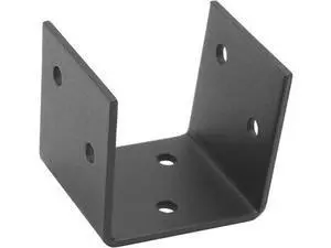 20-Pack Black U-Shaped Metal Mounting Brackets Support for 2x4 & 2x6 Lumber Hurricane Ties for Ceiling Joists Wooden Frames and DIY Structures 20-Pack Black U-Shaped Metal Mounting Brackets Support for 2x4 & 2x6 Lumber Hurricane Ties for Ceiling Joists Wooden Frames and DIY Structures