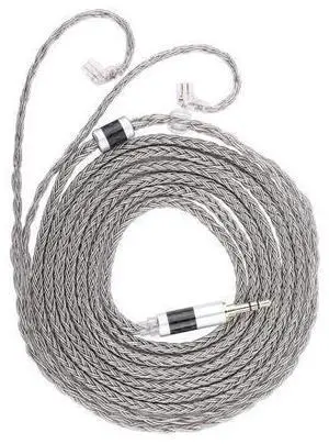 Tripowin Zonie IEM Cable 2m Long Earbud Cord 16 Core Silver Plated Earphone Cable in Ear Monitor Wire for Audiophile Musician (Recessed 2Pin) Tripowin Zonie IEM Cable 2m Long Earbud Cord 16 Core Silver Plated Earphone Cable in Ear Monitor Wire for Audiophile Musician (Recessed 2Pin)
