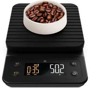Coffee Scale with Timer 0.1g Precision Digital Coffee & Espresso Scale for Pour-Over Coffee Bean Weighing Barista Brewing Waterproof Cover 3kg Capacity (Onyx Black) Coffee Scale with Timer 0.1g Precision Digital Coffee & Espresso Scale for Pour-Over Coffee Bean Weighing Barista Brewing Waterproof Cover 3kg Capacity (Onyx Black)