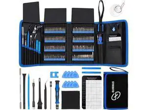 Electronics Precision Screwdriver Sets 142-Piece with 120 Bits Magnetic Repair Tool Kit for iPhone MacBook Computer Laptop PC Tablet PS4 Xbox Nintendo Game Console Electronics Precision Screwdriver Sets 142-Piece with 120 Bits Magnetic Repair Tool Kit for iPhone MacBook Computer Laptop PC Tablet PS4 Xbox Nintendo Game Console
