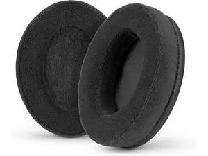 Velor Replacement Ear Pads for HyperX Cloud & Alpha ATH M50X Steelseries Arctis G Pro & More Headphones Soft Velour Memory Foam & Long Lasting Earpads by Brainwavz - Black Velor Replacement Ear Pads for HyperX Cloud & Alpha ATH M50X Steelseries Arctis G Pro & More Headphones Soft Velour Memory Foam & Long Lasting Earpads by Brainwavz - Black