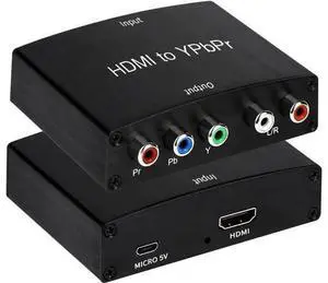 HDMI to Component Converter HDMI to YPbPr 5RCA RGB + R/L Converter V1.4 with R/L Audio Output Support for MacBook Blu-Ray DVD PS4 DVD PSP Xbox 360 HDMI to Component Converter HDMI to YPbPr 5RCA RGB + R/L Converter V1.4 with R/L Audio Output Support for MacBook Blu-Ray DVD PS4 DVD PSP Xbox 360